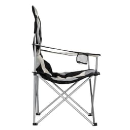 image-Medium Camping Chair Fishing Chair Folding Chair Black Gray