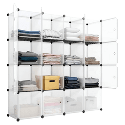 image-16-Cube Storage Shelf Cube Shelving Bookcase Bookshelf Organizing Closet Toy Organizer Cabinet White Color