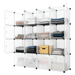 image-16-Cube Storage Shelf Cube Shelving Bookcase Bookshelf Organizing Closet Toy Organizer Cabinet White Color
