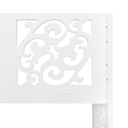image-Wood-plastic Board Four Tiers Carved Shoe Rack White A
