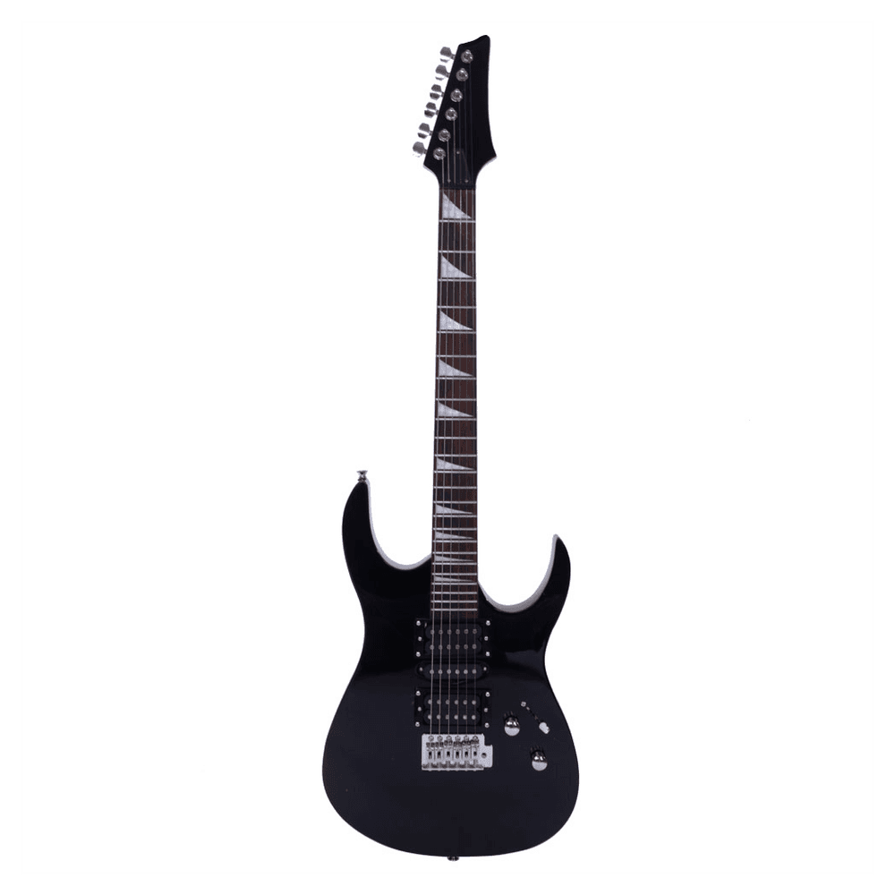 image-Novice Entry Level 170 Electric Guitar HSH Pickup Bag Strap Paddle Rocker Cable Wrench Tool Black