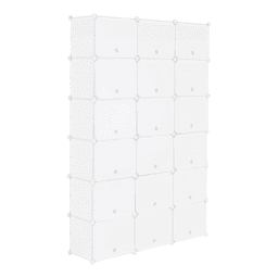 image-12-Tier Portable 72 Pair Shoe Rack Organizer 36 Grids Tower Shelf Storage Cabinet Stand Expandable for Heels, Boots, Slippers, White