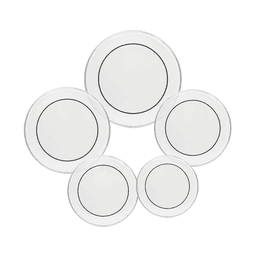 image-Drum Heads (22", 16", 14", 13", 12") Transparent