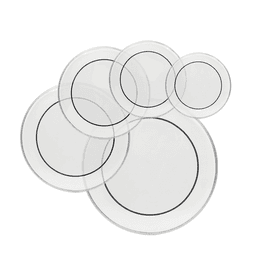 image-Drum Heads (22", 16", 14", 13", 12") Transparent