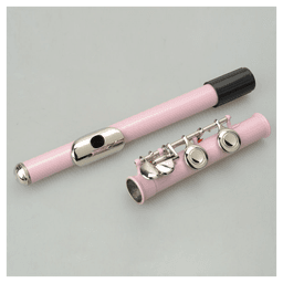 image-Cupronickel C 16 Closed Holes Concert Band Flute Pink