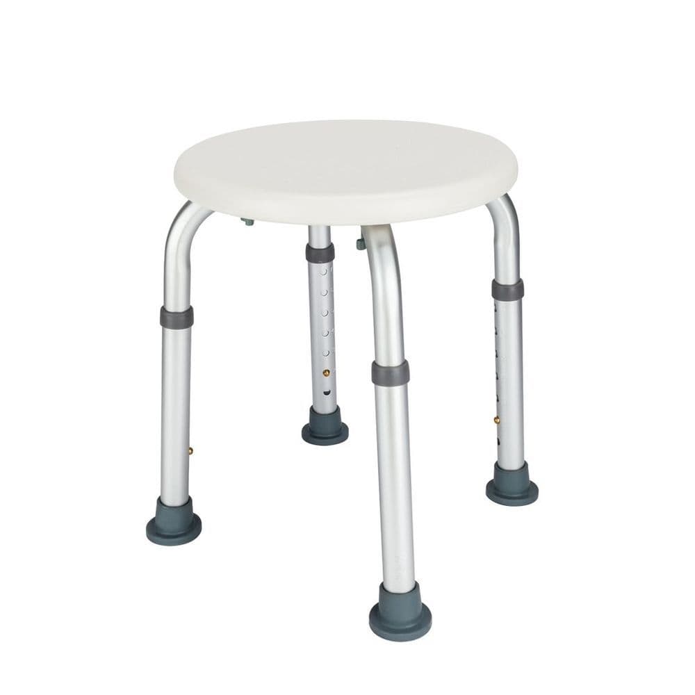 image-Medical Bathroom Safety Shower Tub Aluminium Alloy Bath Chair Bench with Adjustable Height White