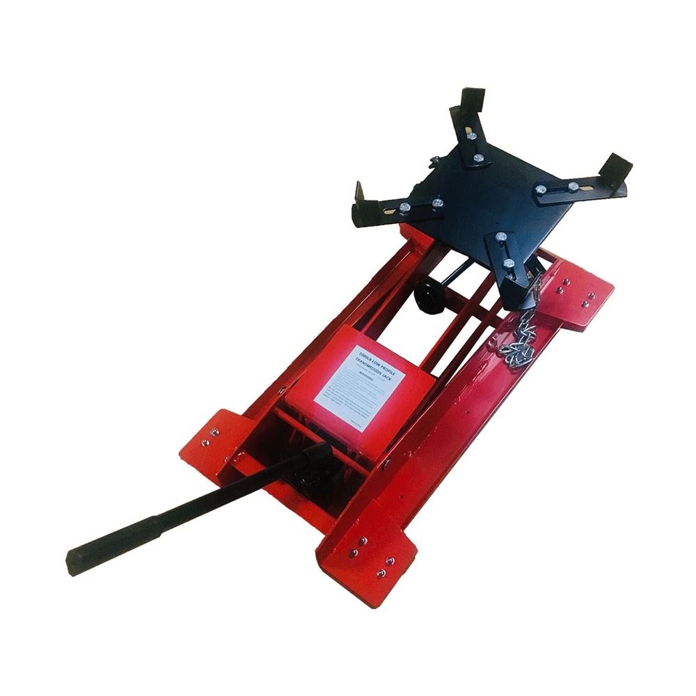 image-1100Lb 0.5 Ton Low Profile Transmission Hydraulic Jack Auto Shop Repair Low Lift