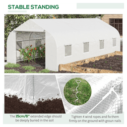 image-20' x 10' x 7' Greenhouse Walk-In Warm House