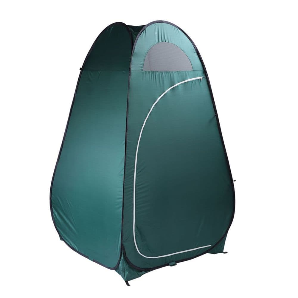 image-Portable Outdoor Pop-up Toilet Dressing Fitting Room Privacy Shelter Tent Army Green