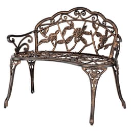 image-38.5" Cast Aluminum Outdoor Courtyard Decoration Park Leisure Rose Chair