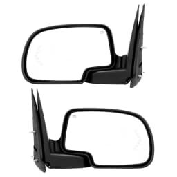 image-Power Heated Turn Signal LH RH pair Door Side View Mirrors For 2003-07 GMC Chevy