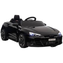 image-HOMCOM Audi RS e-tron GT Licensed 12V Kids Electric Ride on W/ Remote, Black