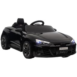 image-HOMCOM Audi RS e-tron GT Licensed 12V Kids Electric Ride on W/ Remote, Black