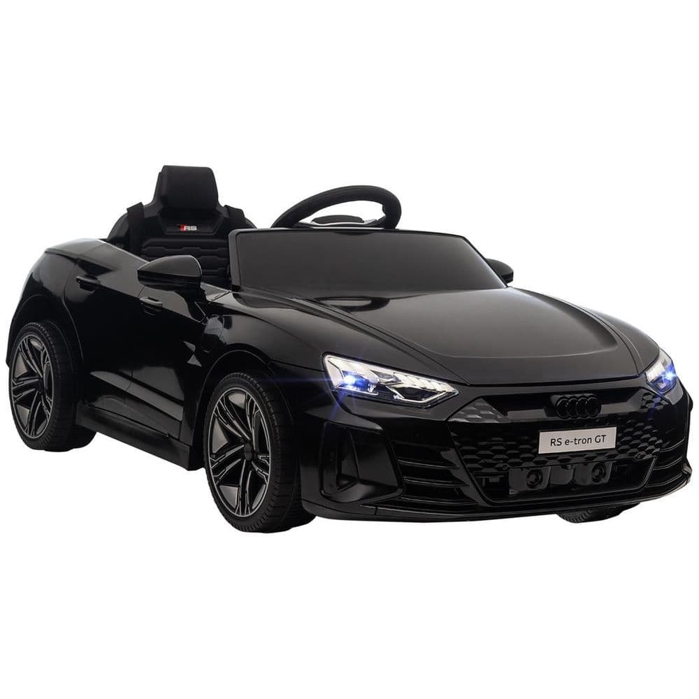 image-HOMCOM Audi RS e-tron GT Licensed 12V Kids Electric Ride on W/ Remote, Black