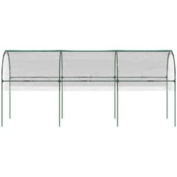 image-Outsunny Tomato Greenhouse with Top Tap, Pointed Bottom and Guy Ropes, Clear