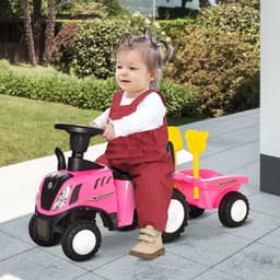 image-Sliding Car w/Horn No Power Storage Indoor & Outdoor for 12-36 Months Pink