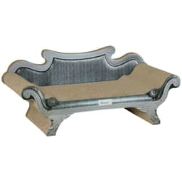 image-Cardboard Scratcher Lounger Bed, Cat Scratching Board with Catnip, 60x29x26.5cm
