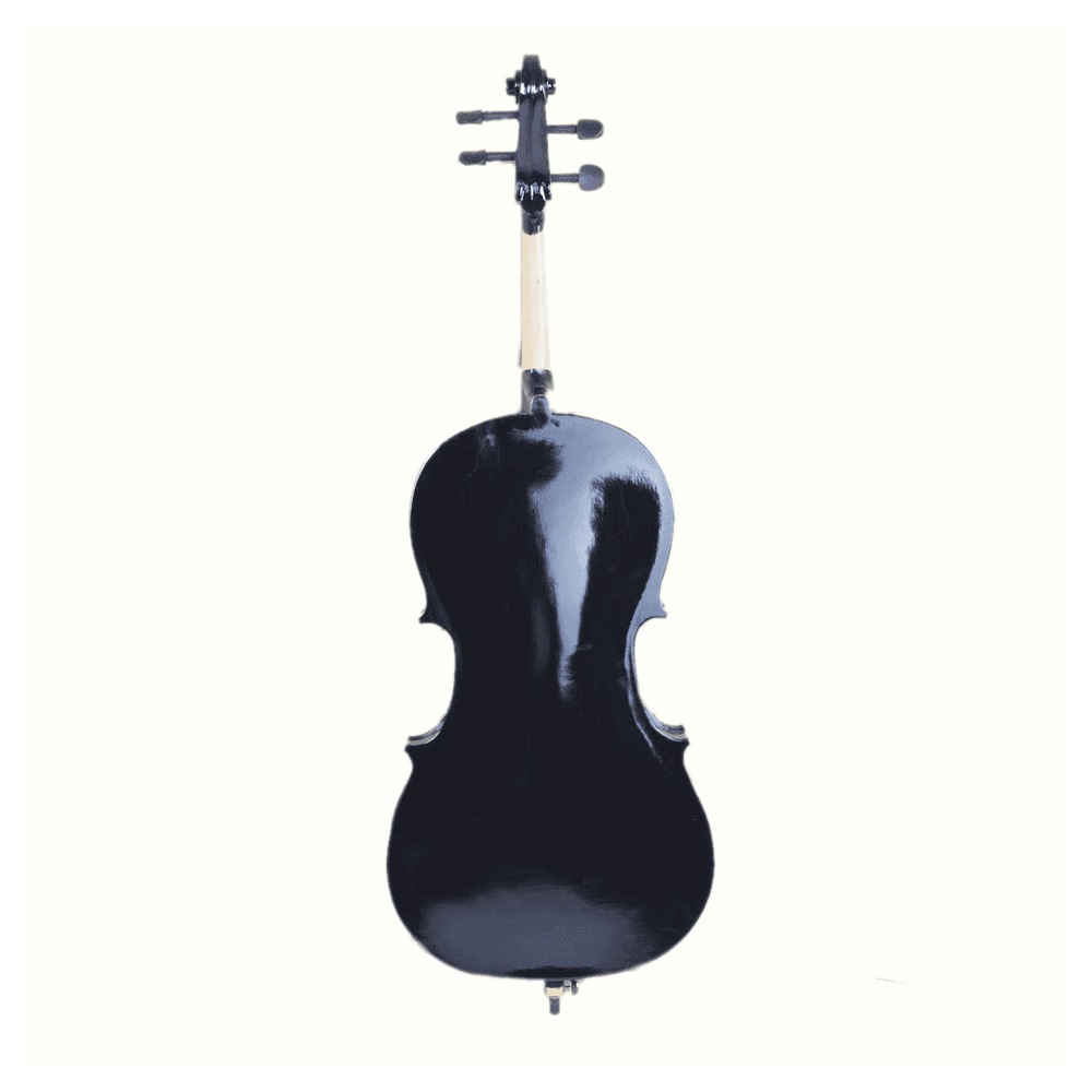 image-4/4 Wood Cello Bag Bow Rosin Bridge Black (Old code:85409801)