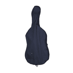 image-4/4 Wood Cello Bag Bow Rosin Bridge Black (Old code:85409801)