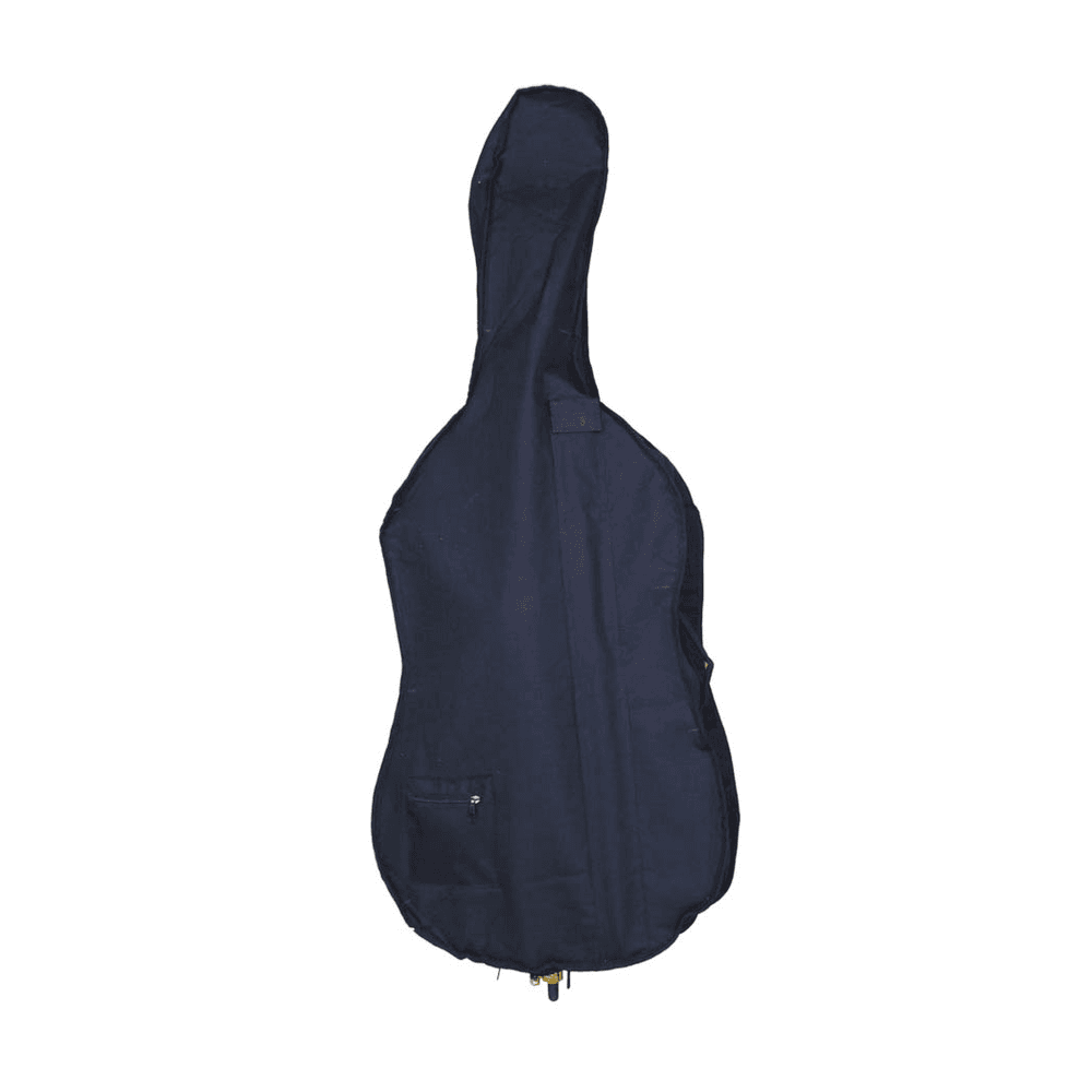 image-4/4 Wood Cello Bag Bow Rosin Bridge Black (Old code:85409801)