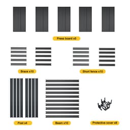 image-H78 * W47.2 * D18 Storage Shelves 5 Tier Heavy Duty Metal Shelving Unit Adjustable Shelving Units and Storage Rack Kitchen Garage Shelf