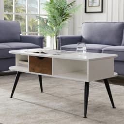 image-White Coffee Table for Living Room