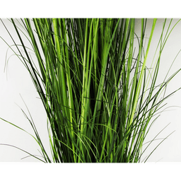 image-130cm Artificial Extra Large Grass Plant with Silver Metal Plater