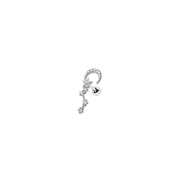 image-316L Stainless Steel Moon and Star Sign Cartilage Earring