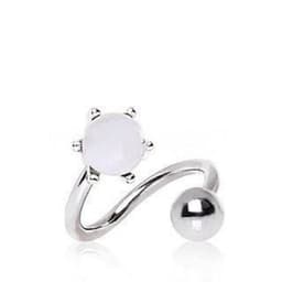 image-Pearl Twist Navel Belly Ring