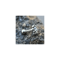 image-316L Stainless Steel Avant Garde Daily Flower Cartilage Earring