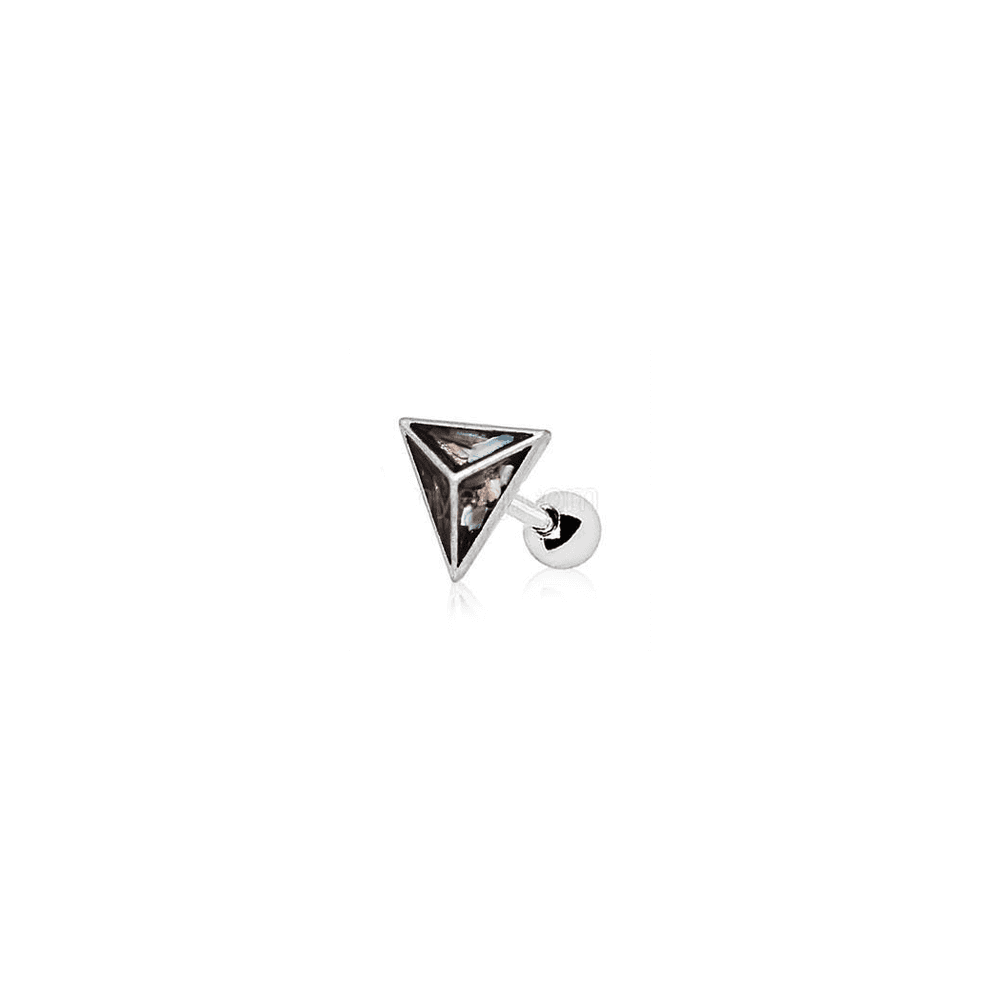 image-Abalone Shell Pyramid Cartilage Earring