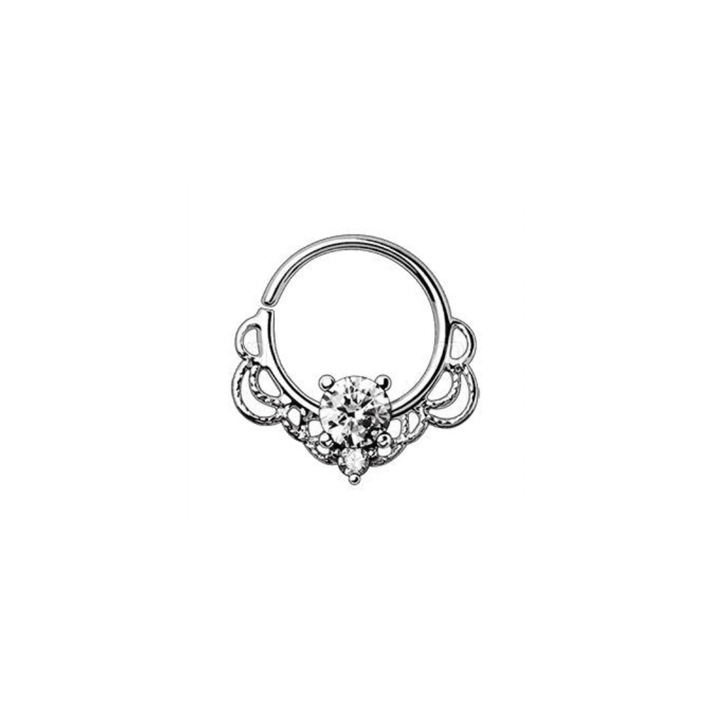image-316L Stainless Steel Made for Royalty Ornate Seamless Ring