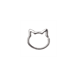 image-316L Stainless Steel Cat Seamless Ring / Cartilage Earring