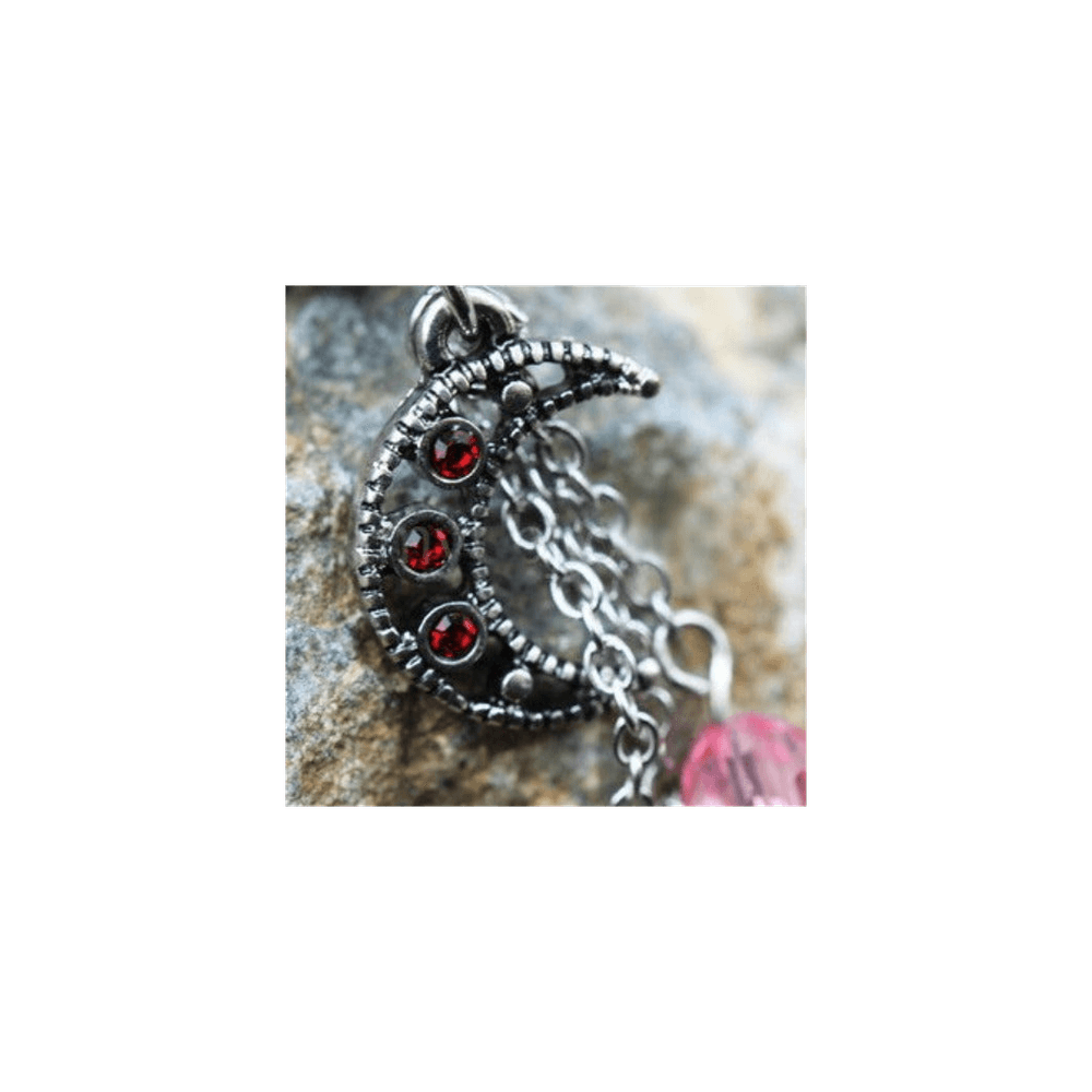 image-Sun & Moon Dangle Navel Ring