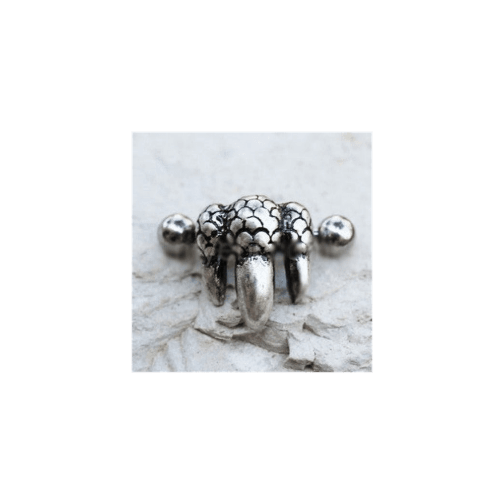 image-316L Stainless Steel Dragon's Claw Cartilage Ear Cuff Earring
