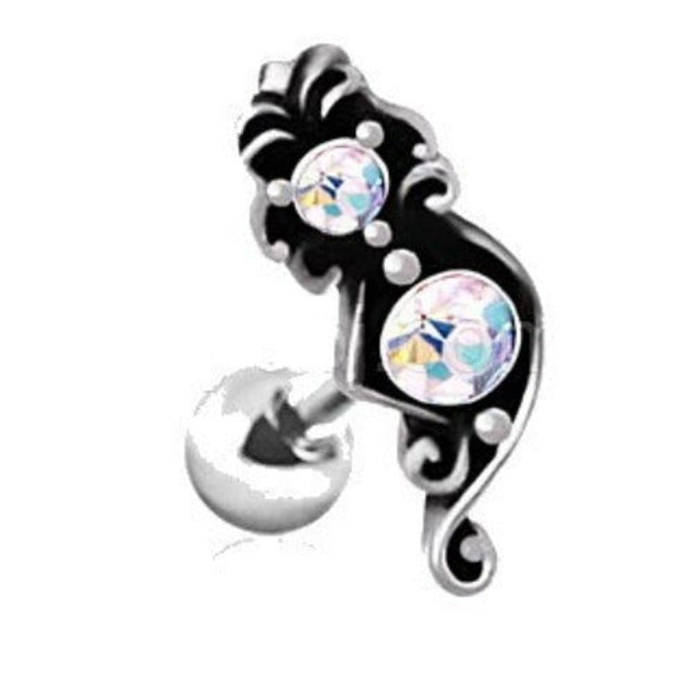 image-Ornate Aurora Borealis Cartilage Earring