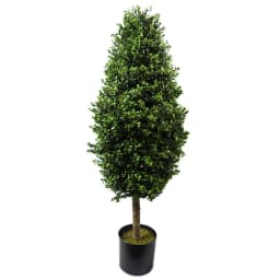 image-120cm Buxus Ball Cone Artificial Tree UV Resistant Outdoor
