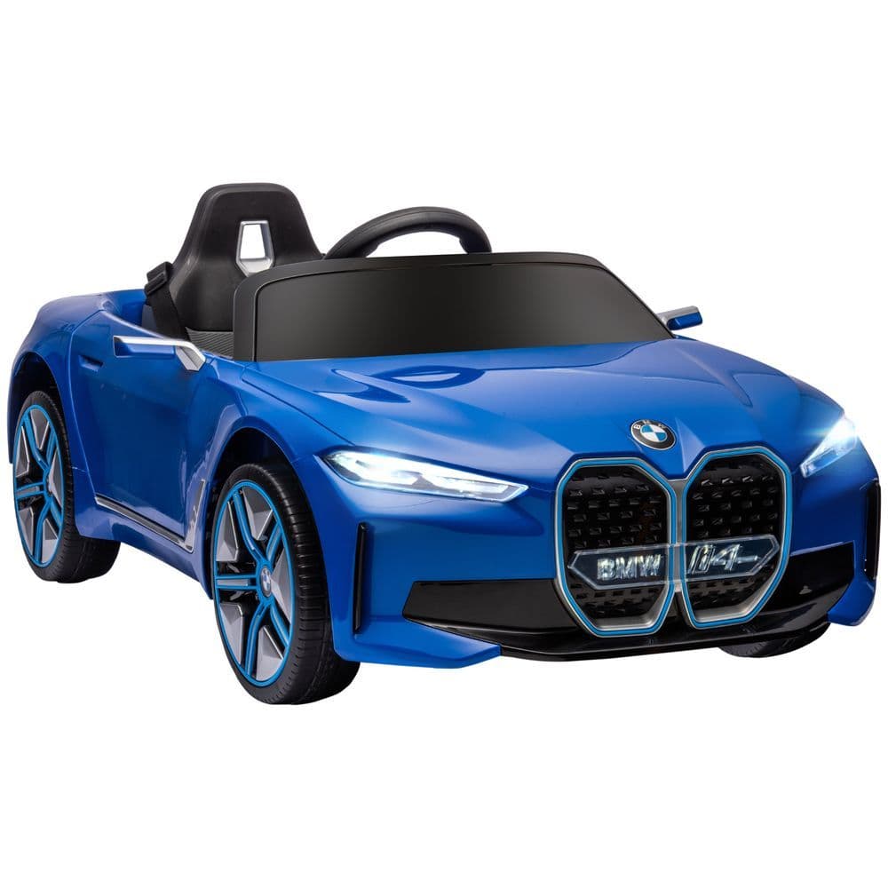 image-HOMCOM BMW i4 Licensed 12V Kids Electric Ride-On Car with Remote Control - Blue