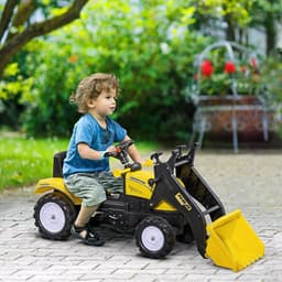 image-HOMCOM Pedal Go Kart Ride On Excavator