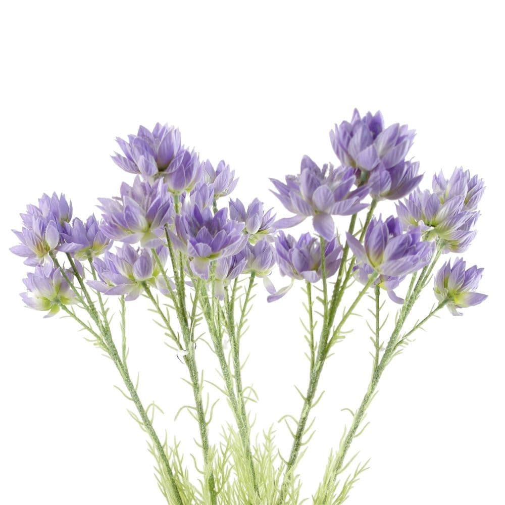 image-Pack of 6 x 60cm Purple Starflower Stem - 30 Flowers