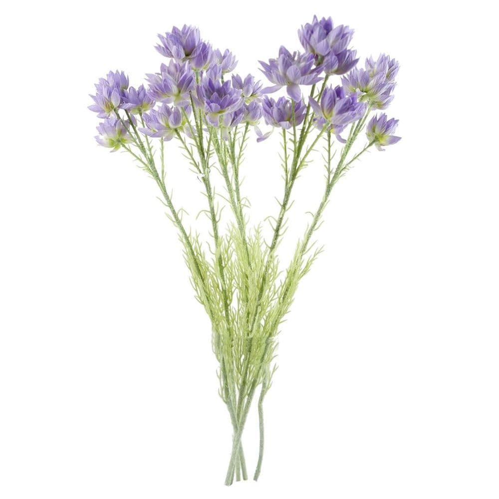 image-Pack of 6 x 60cm Purple Starflower Stem - 30 Flowers