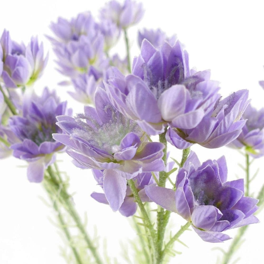 image-Pack of 6 x 60cm Purple Starflower Stem - 30 Flowers