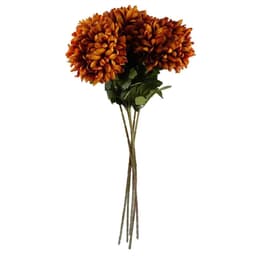 image-Pack of 6 x 75cm Extra Large Reflex Chrysanthemum - Orange