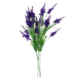 image-Pack of 6 x 80cm Purple Larkspur Artifical Stem
