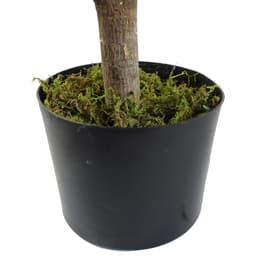 image-120cm Pair of Buxus Triple Ball Artificial Tree UV Resistant Outdoor Topiary