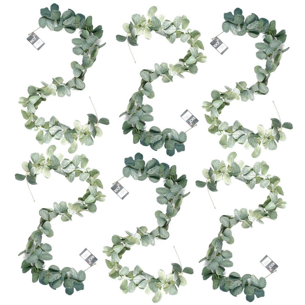 image-6 x 150cm Artificial Hanging Trailing Evergreen Plant