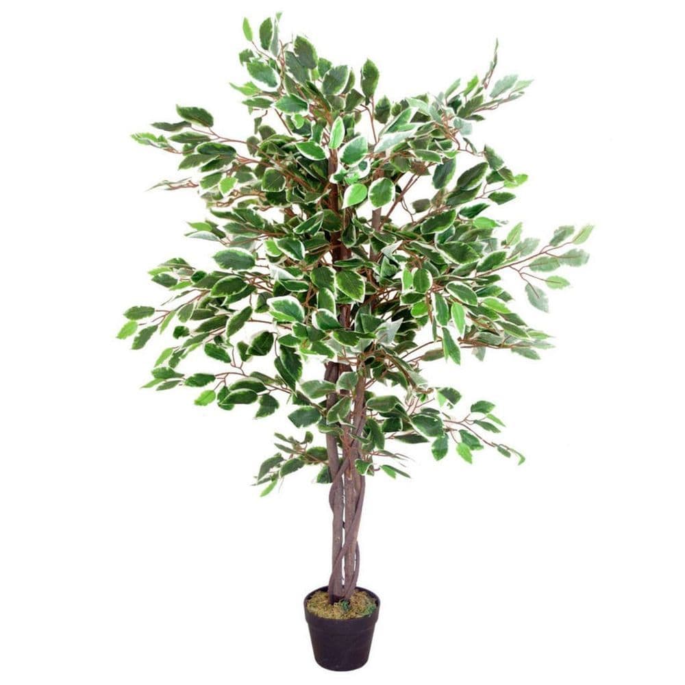 image-130cm Leaf Realistic Artificial Ficus Tree / Plant