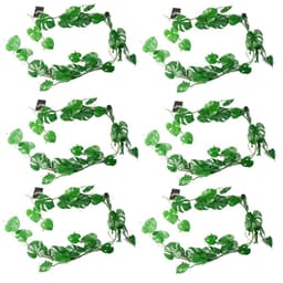 image-6 x 180cm Artificial Hanging Trailing Monstera Plant
