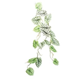 image-6 x 120cm Artificial Hanging Trailing Plant Alocasia Dragon Scale Light