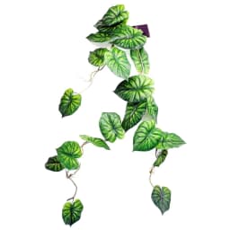 image-6 x 120cm Artificial Hanging Trailing Plant Alocasia Dragon Scale Green